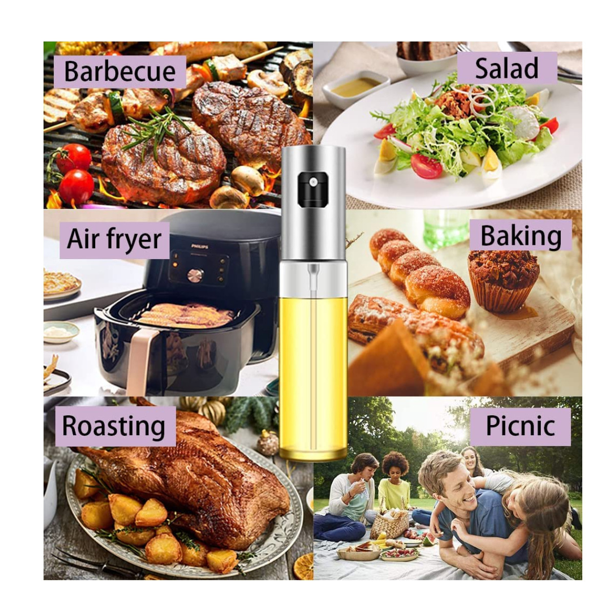 Miniatura 3 de Botella Dispensador Spray de Aceite